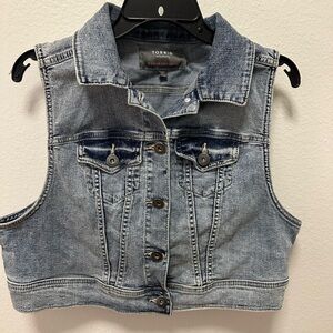 Torrid denim vest